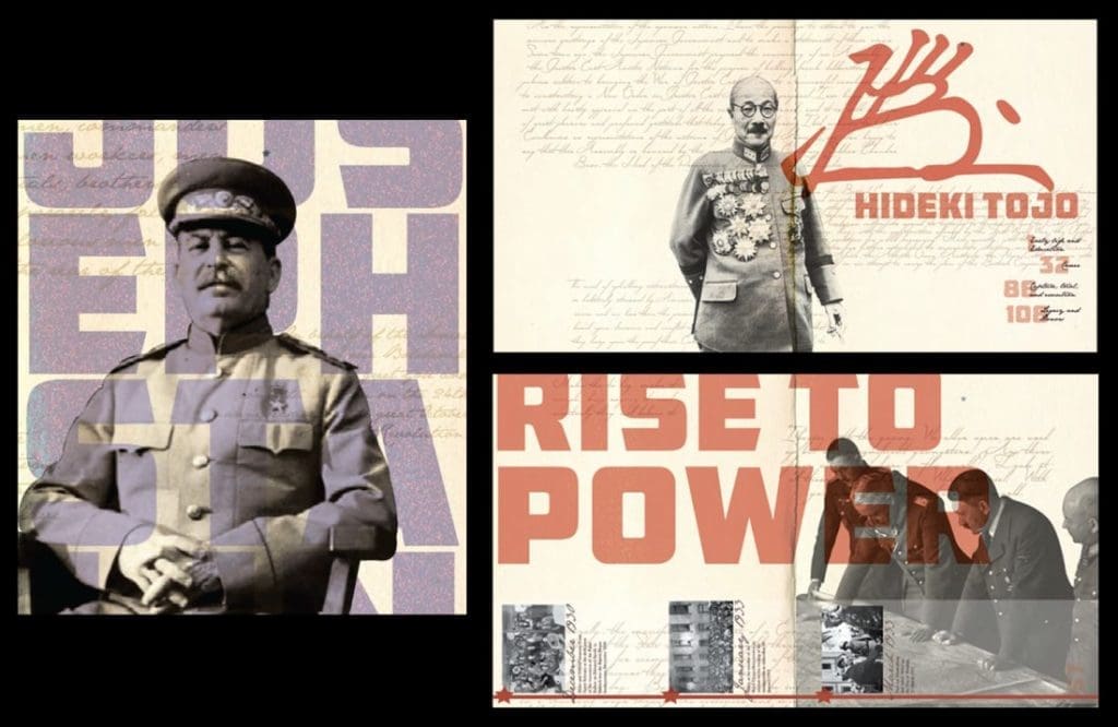 Rise to Power editorial design — poster and book layout