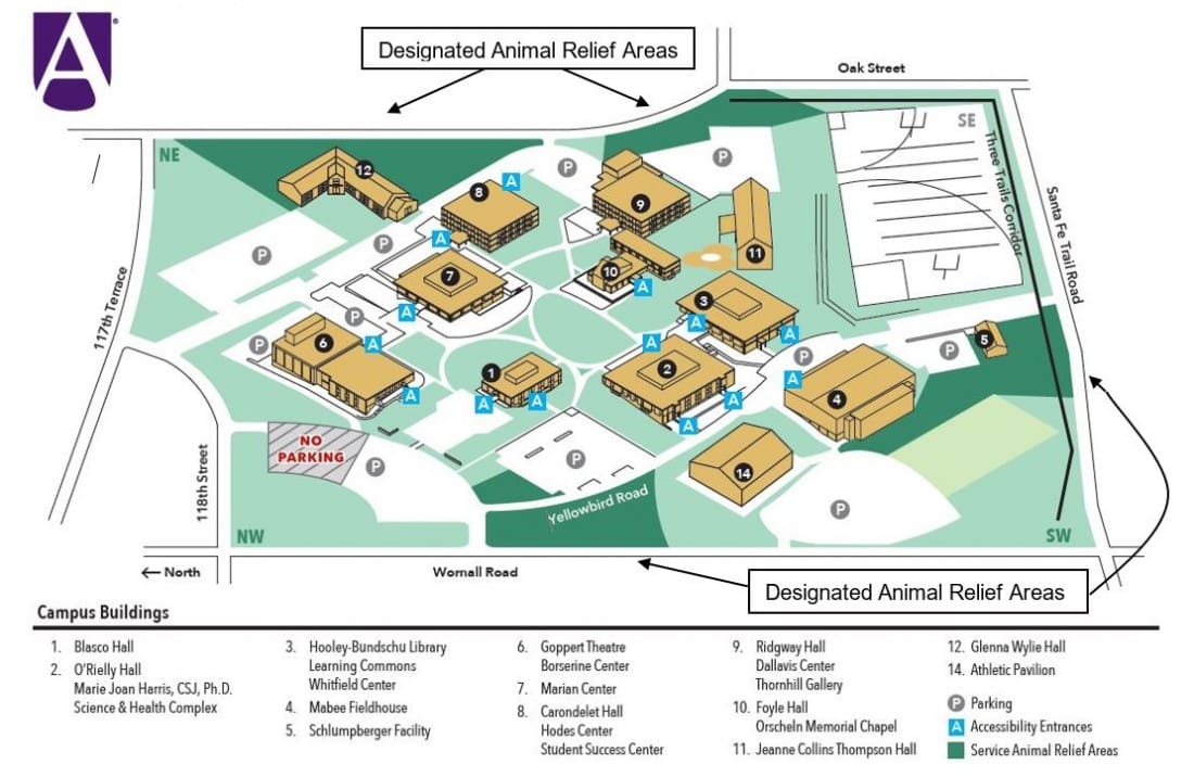 Map and Directions - Avila University