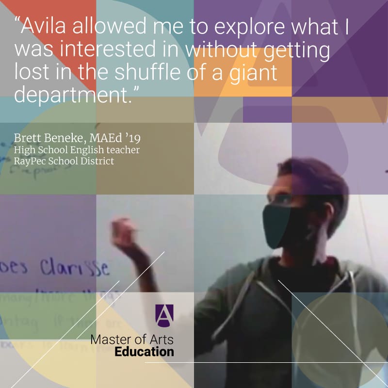 Avila allowed me to explore what I was interested in without getting lost in the shuffle of a giant department