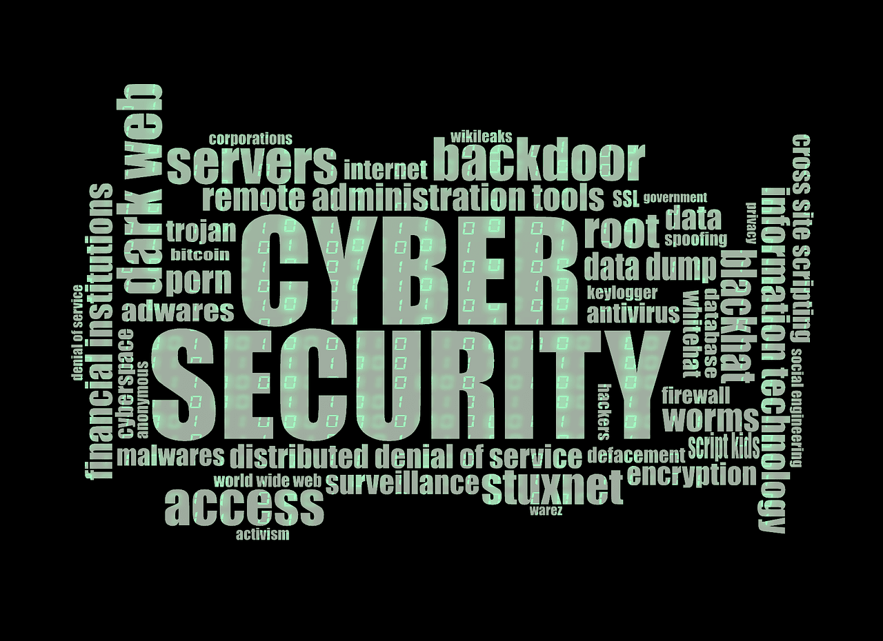 Image shows cybersecurity, internet security, computer security, internet, cyber, security, network, technology and many more keywords related to cybersecurity.