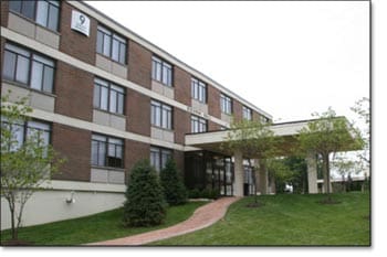 Buchanan Hall exterior view — Avila University residence hall